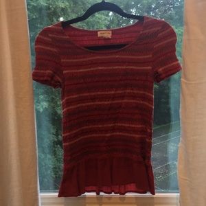 Anthropologie Crinkle Tee